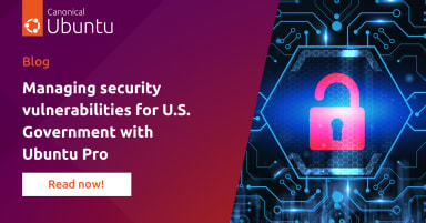 Managing security vulnerabilities and compliance for U.S. Government with Ubuntu Pro