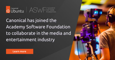 Canonical joins the Academy Software Foundation