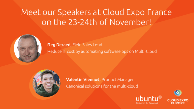 Canonical chez Cloud Expo Europe Paris 2021