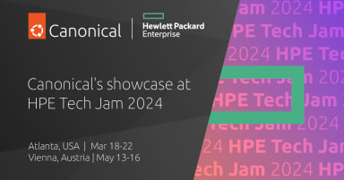 Canonical’s showcase at HPE Tech Jam 2024
