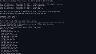 Debug ACPI Tables with Firmware Test Suite (FWTS)