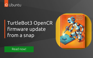 TurtleBot3 OpenCR firmware update from a snap