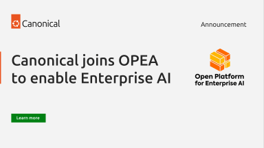 Canonical joins OPEA to enable Enterprise AI