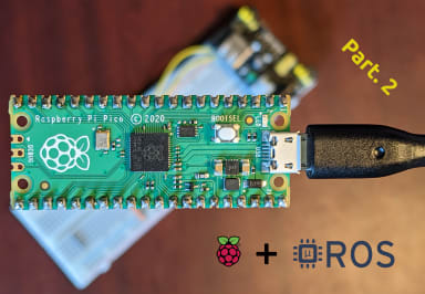 Publishing sonar readings with micro-ROS on the Raspberry Pi Pico