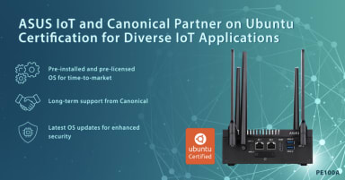 ASUS IoT and Canonical partner on Ubuntu Certification for IoT Applications