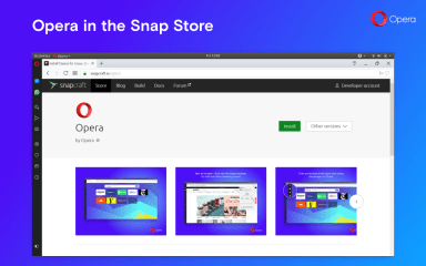 Opera launches as a Snap for Linux users