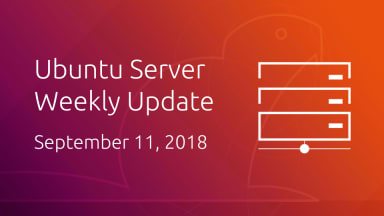 Ubuntu Server development summary – 11 September 2018