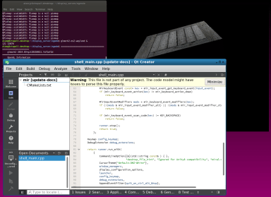 egmde: a project that uses Mir