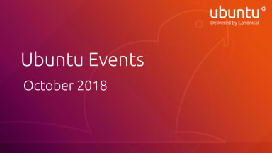 Ubuntu events in October