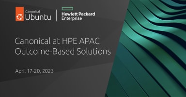 Canonical at HPE APAC Outcome-Based Solutions Summit 2023