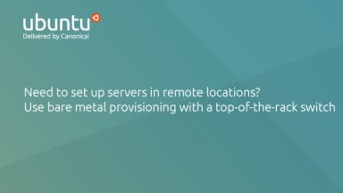 Need to set up servers in remote locations?