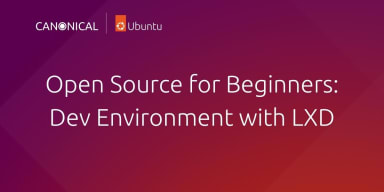 Open source for beginners: setting up your dev environment with LXD