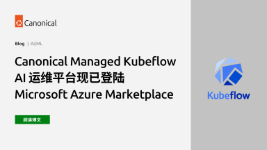 Canonical Managed Kubeflow AI 运维平台现已登陆 Microsoft Azure Marketplace
