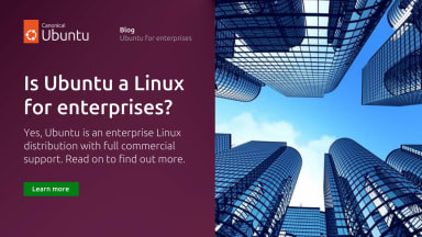 Is Ubuntu an enterprise Linux distribution?