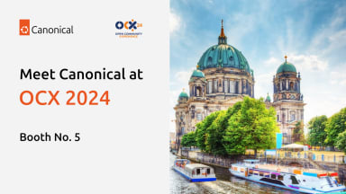 Meet Canonical at OCX 2024 in Mainz, Germany