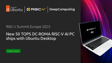 New 50 TOPS DC-ROMA RISC-V AI PC ships with Ubuntu Desktop 24.04 LTS pre-installed