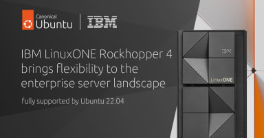 IBM LinuxONE Rockhopper 4 brings sustainability and efficiency to the business-class server landscape, fully supported by Ubuntu 22.04