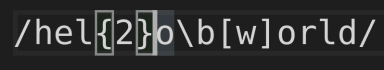 Regex basics