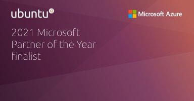 Canonical recognized as a 2021 Microsoft Partner of the Year Winner