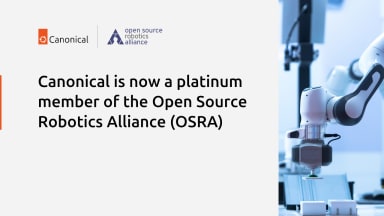 Canonical is now a platinum member in the Open Source Robotics Alliance