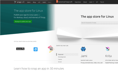 Snapcraft.io reloaded: check out the new look and feel