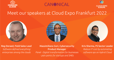 Meet Canonical at Cloud Expo Europe Frankfurt 2022