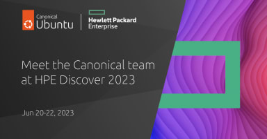 Canonical at HPE Discover 2023