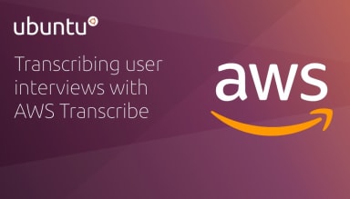 Transcribing user interviews with Amazon Transcribe