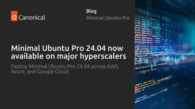 Minimal Ubuntu Pro: lean images backed by enterprise-grade security