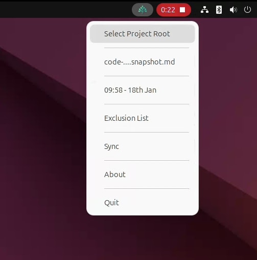 Install Code Tree Capture - Code Snapper on Linux | Snap Store