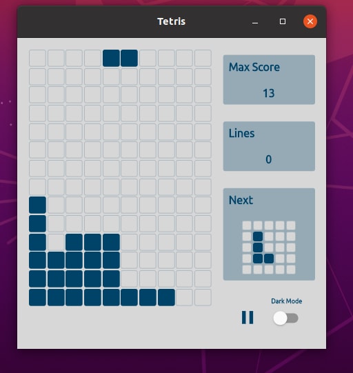 Install Tetris on Linux | Snap Store
