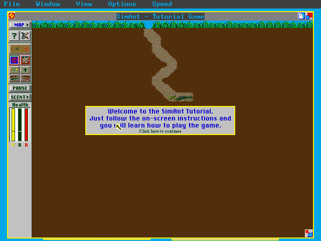 Install SimAnt: The Electronic Ant Colony (DOS) on Pop!_OS using the ...