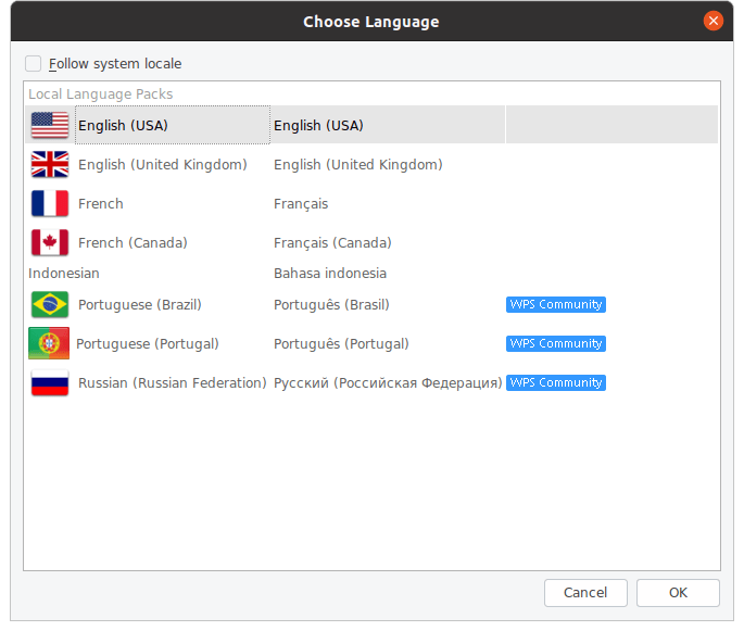 Install WPS Office 2019 - Multi-Language on Arch Linux using the Snap Store  | Snapcraft