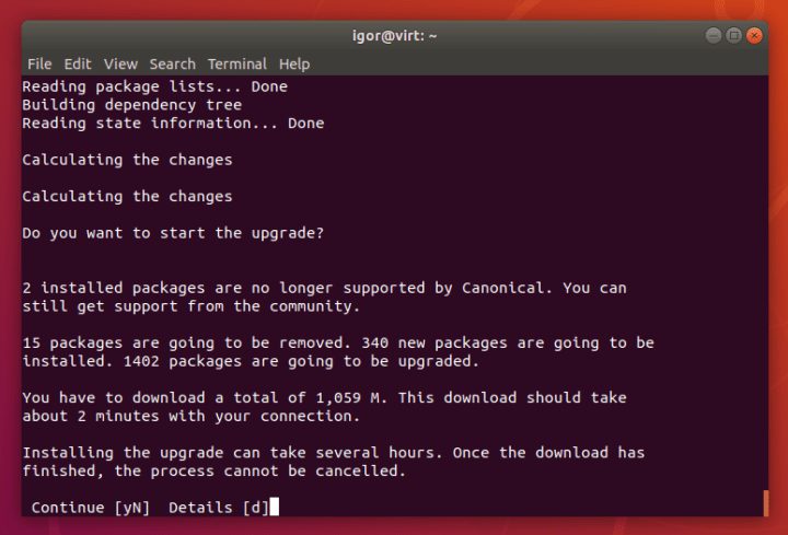 How To Upgrade From Ubuntu 18 04 Lts To 20 04 Lts Today Ubuntu