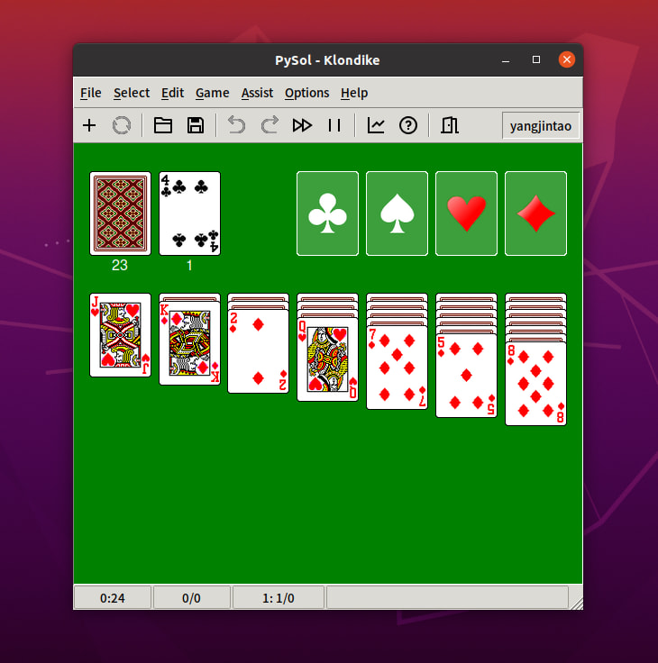 jogo Open Solitaire Classic no Linux - Veja como instalar via Snap