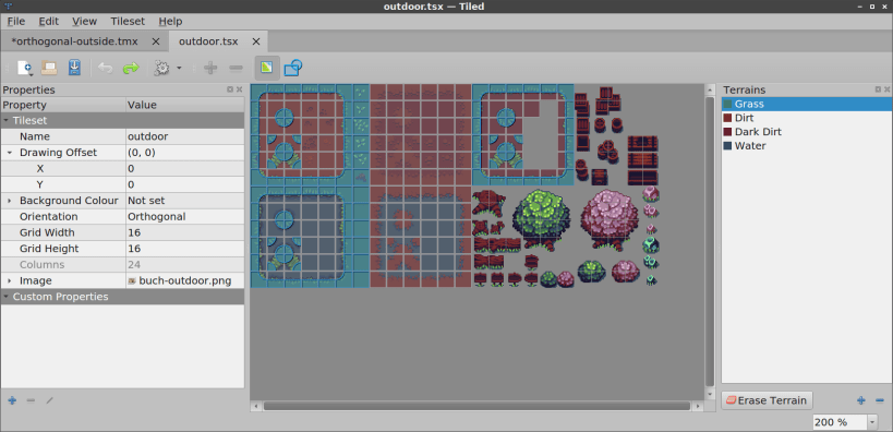 Tiled  Flexible level editor