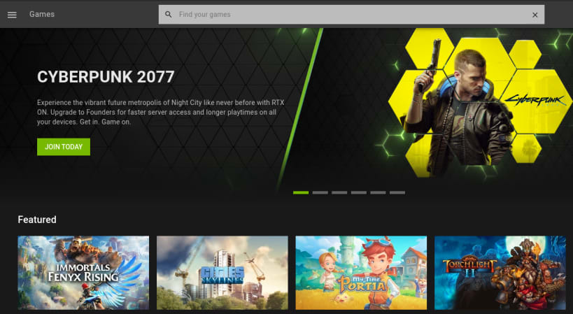 geforce now download client