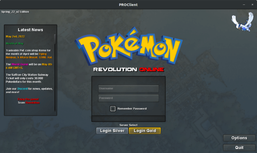 Pokemon Revolution Online - Lutris