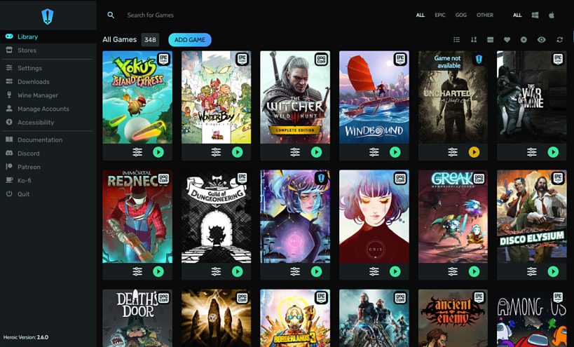 Play your Epic and GOG games on Linux with Heroic - Addictive Tips Guide