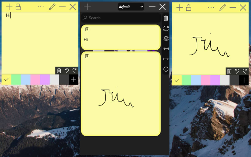 install sticky notes