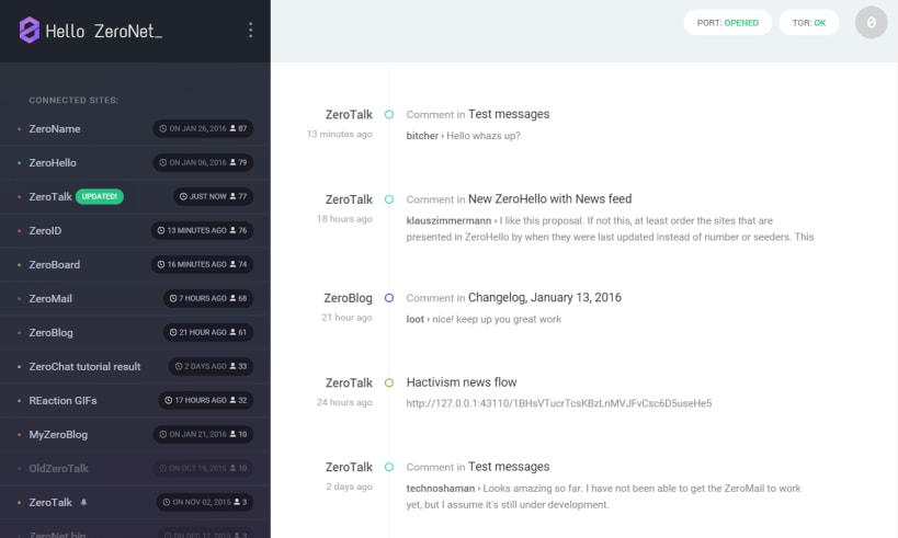 Install ZeroNet on Linux | Snap Store