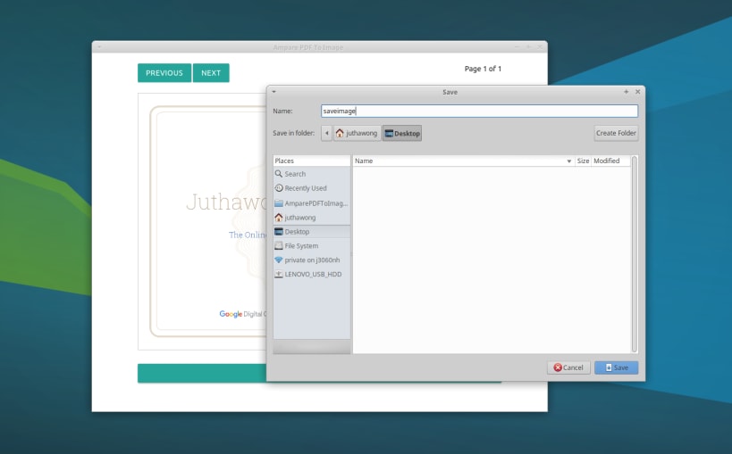 Install Ampare PDF To Image on Manjaro Linux using the Snap Store ...