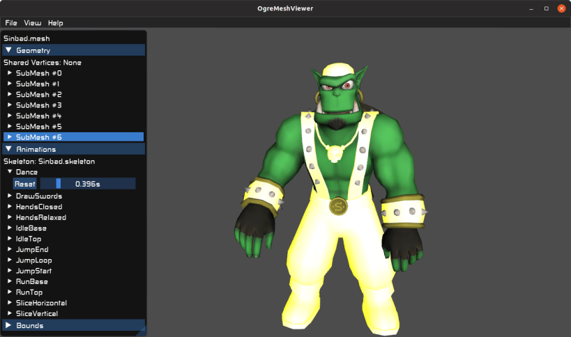 Install Ogre Mesh Viewer on Arch Linux using the Snap Store | Snapcraft