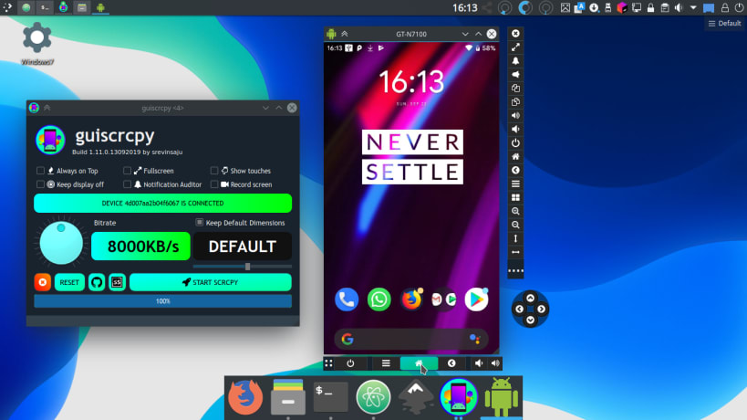 Install guiscrcpy on Linux | Snap Store