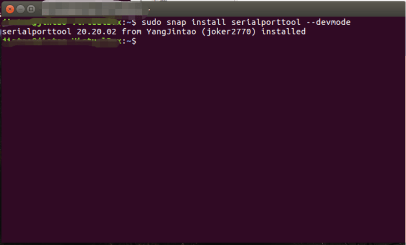 Install serialporttool on Linux | Snap Store