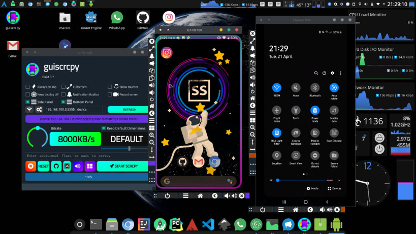 Install guiscrcpy on Linux | Snap Store