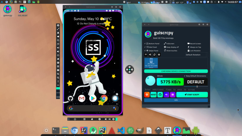 Install guiscrcpy on Linux | Snap Store