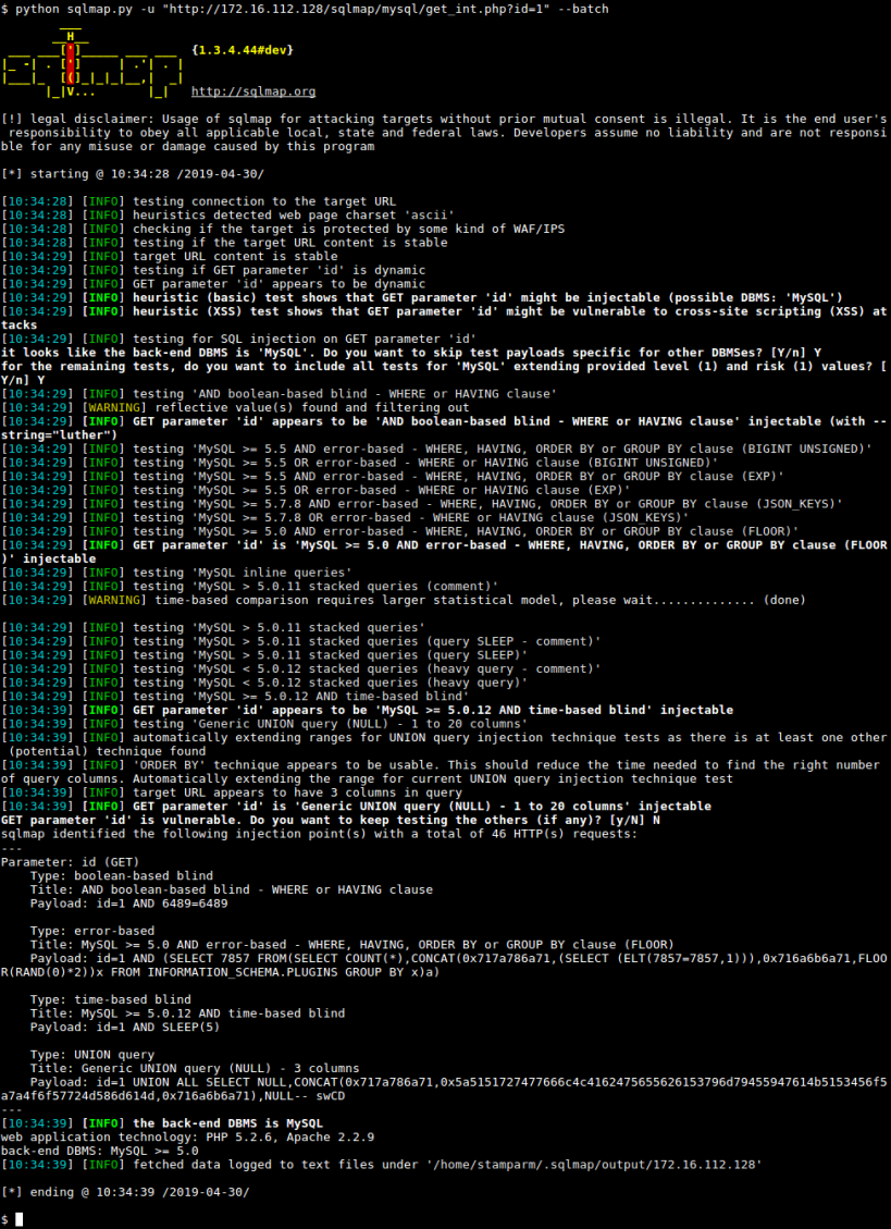 Install sqlmap on Linux | Snap Store