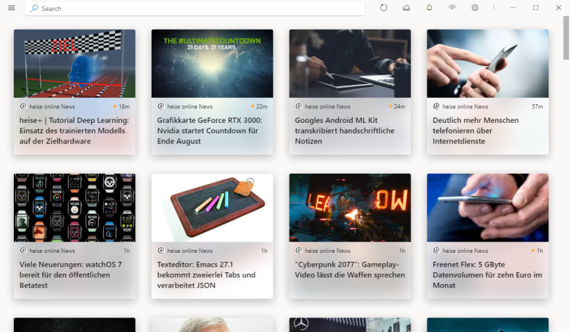 Install Fluent Reader on Linux | Snap Store