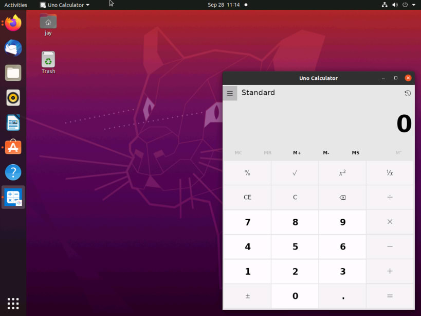 Install Uno Calculator on Linux | Snap Store